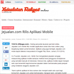 Jejualan.com Rilis Aplikasi Mobile